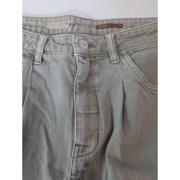 Anthropologie Pilcro Breaker Relaxed Jeans Light Wash Barrel Green Womens Sz 29 - Picture 7 of 16